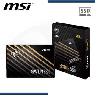 120GB / 240GB / 480GB SSD (เอสเอสดี) MSI SPATIUM S270 SATA 2.5" SATA III ประกัน 3 ปี