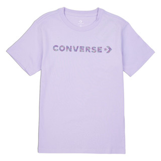 Converse เสื้อยืด รุ่น WORDMARK GRAPHIC TEE PURPLE - 1424545CS3PPXX สีม่วง ผู้หญิง (10024545-A02)