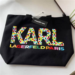 กระเป๋า Karl Lagerfeld KRISTEN CANVAS TOTE