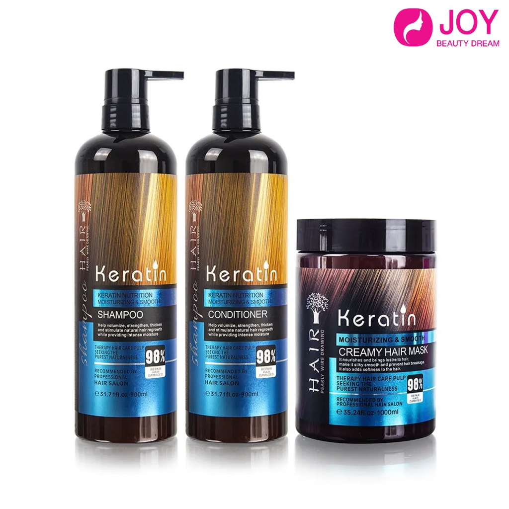 แชมพู/ครีมนวด/ทรีทเม้นท์ KERATIN สูตรเข้มข้น