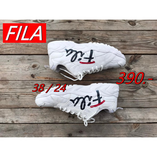 รองเท้ามือสอง FILA ของเเท้ ซอฟเดิมๆ เบาใส่สบาย ใส่เทีย่ว ใส่ไปฟิตเนต ใส่ได้ทั้งหญิงและชาย