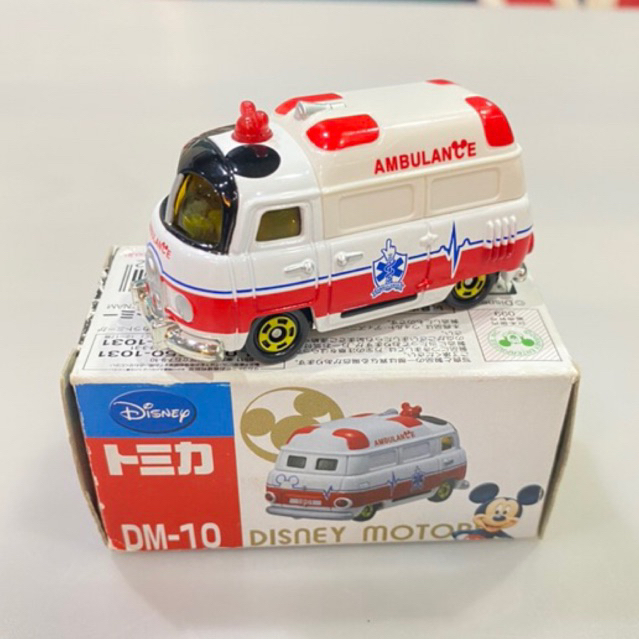 รถเหล็ก Tomica Mickey Ambulance