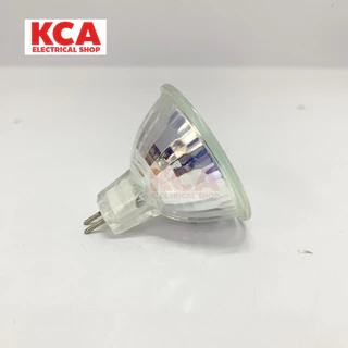 Philips หลอดไฟ ฮาโลเจน Halogen MR16 50W 12V 12โวลต์ (ผ่านหม้อแปลงเท่านั้น ห้ามต่อตรง220โวลต์เด็ดขาด) หน้าเปิดไม่มีกระจก