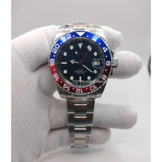 Seiko Mod Pepsi GMT Master 4 เข็ม