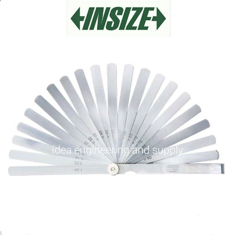 ฟิลเลอร์เกจ 20 ใบ ยาว 12" (300mm) Long Feeler Gage INSIZE 4605-202