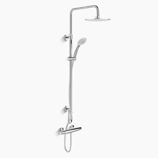 Kohler K-72677X-C7-CP ก็อกผสม แบบยืนอาบ พร้อมฝักบัวสายอ่อน+ฝักบัวก้านแข็ง รุ่น Elevation