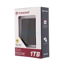 Transcend ESD270C 1TB USB 3.1 Gen 2 Type-C Black External SSD