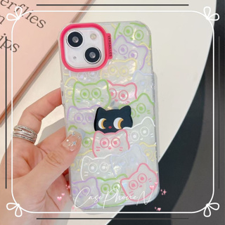 🔥สไตล์ใหม่🔥เคสไอโฟน iphone 11 14 Pro Max น่ารัก การ์ตูน หัวลูกแมว ปกป้องเต็มที่ เคส iphone 12 13 Pro Case for iPhone