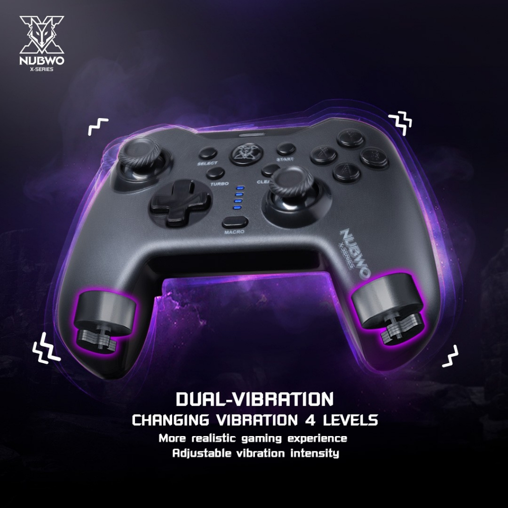 🔥ขายดีมาก🔥⚡️จอยเล่นเกมส์⚡️ NUBWO รุ่น NX-J2 ,NX-J1, NX-J3 SEVERUS 2.4Ghz Wireless Gaming Controller EGA