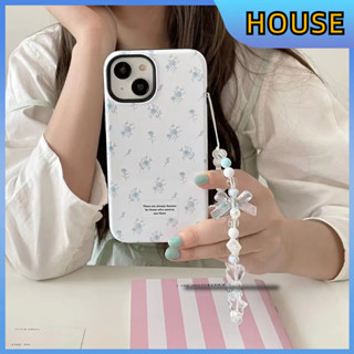 💲คูปองเคลม💲เคสไอโ case for iphone 11 12 กุหลาบสีน้ำเงิน เคส 14 13 12 11 pro max ทนทาน ป้องกันการตก ป้องกันรอยขีดข่วน