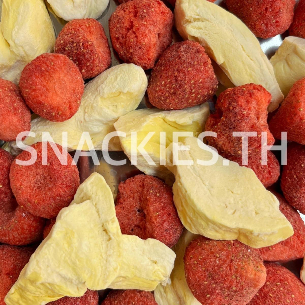 สตอฟรีซดราย+ทุเรียนฟรีซดราย เกรดA 100g.