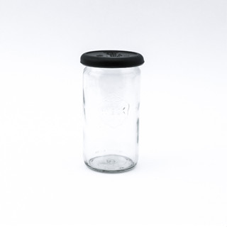 WECK - CYLINDER JAR 340 ML W/SBS ขวดแก้ว ฝาซิลิโคน (WE-975SB/S)