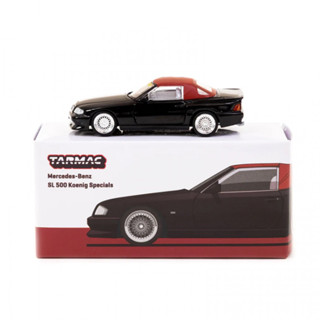 Tarmac Works T64G-045-BL 1/64 MERCEDES-BENZ SL 500 KOENIG SPECIALS BLACK DIECAST SCALE MODEL CAR