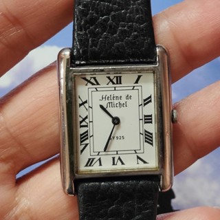 นาฬิกา Vintage Helene de Michel s925 silver ระบบถ่าน