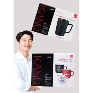 กาแฟเกาหลี Maxim KANU Mini Americano Limited edition 100 Stick + Free gift set แก้วน้ำ