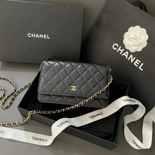 Chanel woc chain wallet / classic style / สต๊อกไทย / จัดส่ง 24 ชม