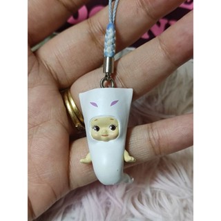 น่ารัก 👻 Ittan-momen Spooky Kitaro × QP Kewpie Figure Strap Keychain 👻 คิวพี แปลงร่าง เป็นผี จากเรื่อง อสูรน้อย คิทาโร่