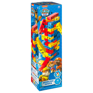 Cardinal Paw Patrol Movie Jumbling Tower ของเล่นบล็อคไม้