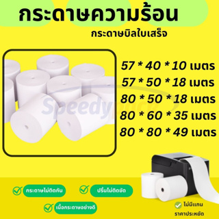 กระดาษความร้อน กระดาษใบเสร็จ บิลใบเสร็จ กระดาษเครื่องคิดเงิน ไม่มีแกน Bill Receipt