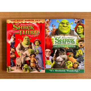 (ขายรวม) DVD : Shrek ภาค 3 + 4 Final Chapter เชร็ค [มือ 2 ปกสวม] Cartoon บลูเรย์ ดีวีดี หนัง แผ่นแท้ ตรงปก