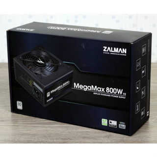 POWER SUPPLY (อุปกรณ์จ่ายไฟ) ZALMAN MEGAMAX 800W. (ZM800-TXII) V2 (80+ WHITE)