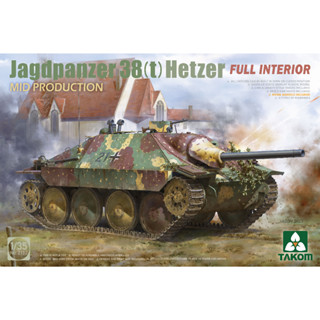 พลาสติก โมเดล ประกอบ TAKOM สเกล 1/35 Jagdpanzer 38(t) Hetzer MID PRODUCTION w/FULL INTERIOR (2171)