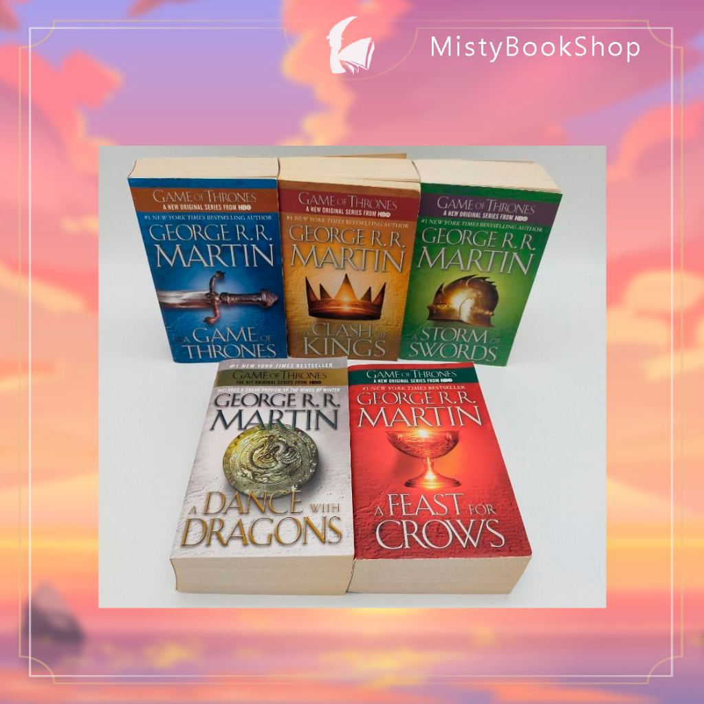 [ พร้อมส่ง-แยกเล่ม ] A Game of Thrones เล่ม 1-5 (George RR Martin Song of Ice and Fire Series) นิยายภาษาอังกฤษ