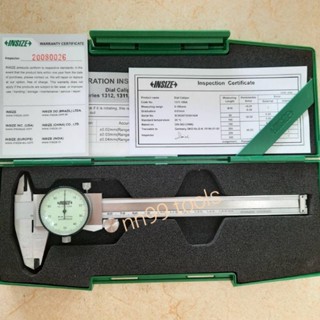 เวอร์เนียแบบเข็ม 6นิ้ว ความละเอียด 0.01มม เวอร์เนียไดอัล 6" Dial Caliper 0-150mmx0.01mm INSIZE 1311-150A