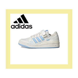 Adidas Originals FORUM Low Top Velcro Running Shoes รองเท้าผ้าใบ ของแท้ 100%