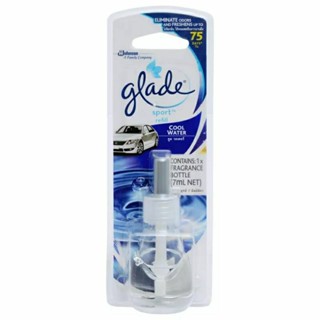 (7ml.)Glade Refill cool water เกลด ผลิตภัณฑ์น้ำหอมปรับอากาศรถยนต์