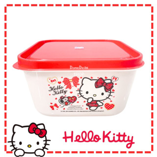 กล่องพลาสติก Hello Kitty ฝาเปิดบน ลายใหม่