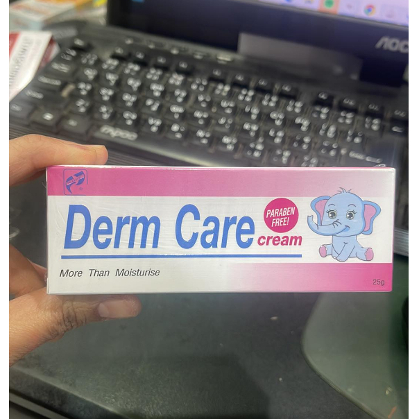 Derm care cream25g สูตรเดียวกับ( Ezera cream) ครีมสำหรับทาแก้อาการผิวแห้ง ผื่นแดงคันของแท้ 100% Exp 