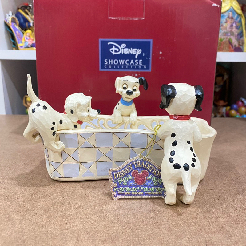 Disney Jim Shore🏷️พร้อมส่ง 101 Dalmatians “Puppy Bowl”