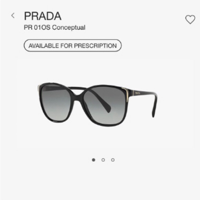แว่นกันแดด Prada ส่งต่อมือสองสภาพดี