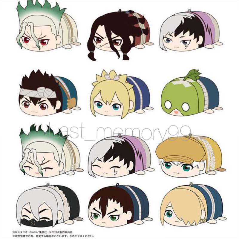 📍พร้อมส่ง Dr.stone ด็อกเตอร์สโตน ตุ๊กตาโมจิ ลิขสิทธิ์แท้จากญี่ปุ่น ishigami senku zenku dr stone drs