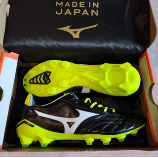 รองเท้า สตั๊ด ฟุตบอล มิซูโน่ Mizuno Morelia Neo หนังวัวแท้ ฟอกนุ่ม พิเศษ รุ่นท็อป ฟรี ของแถม ถุงผ้า + ดันทรง + กล่อง