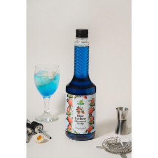 Nature Taste Blue Lychee Syrup น้ำเชื่อมไซรัป กลิ่นบลูลิ้นจี่ ตราเนเจอร์เทส ขนาด 750 ml.