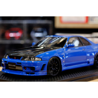 Ignition Model IG 2780 1/18 Nissan Skyline GT-R (BCNR33) Blue