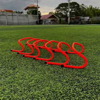 ชุดอุปกรณ์ฝึกซ้อมฟุตบอล เซ็ท เสา ฐาน มาร์คเกอร์ แท่นกระโดด กรวยรู (ชุด1090)