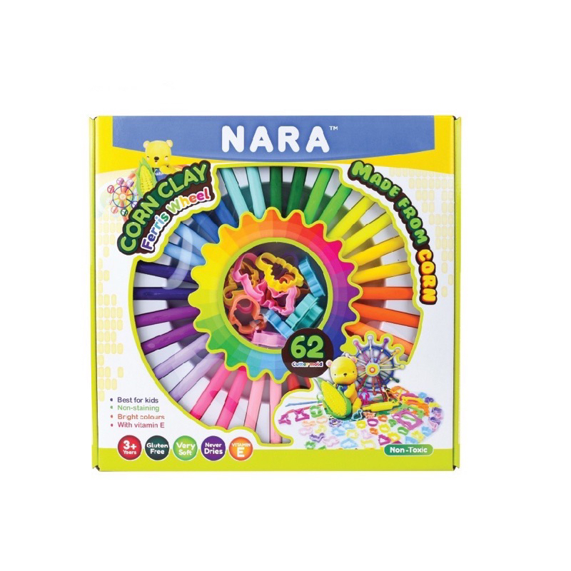 (ของใหม่ 06/23) Nara ดินน้ำมันทำจากแป้งข้าวโพด NARA CORN CLAY FERRIS WHEEL