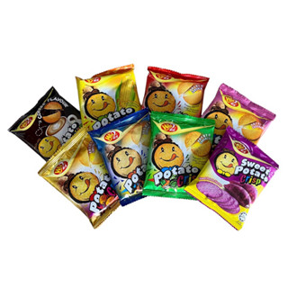 ขนมแคร็กเกอร์มันฝรั่งบางกรอบ Win2 Potato Crackers Crisp (แบ่งขาย)