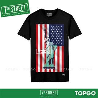 7th Street เสื้อยืด แนวสตรีท รุ่น Icon of New York (ดำ) ICO002 ของแท้