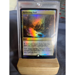 การ์ด MTG Reflecting Pool Foil Land Magic the gathering EDH รุ่น Commander CLB สภาพ Nm