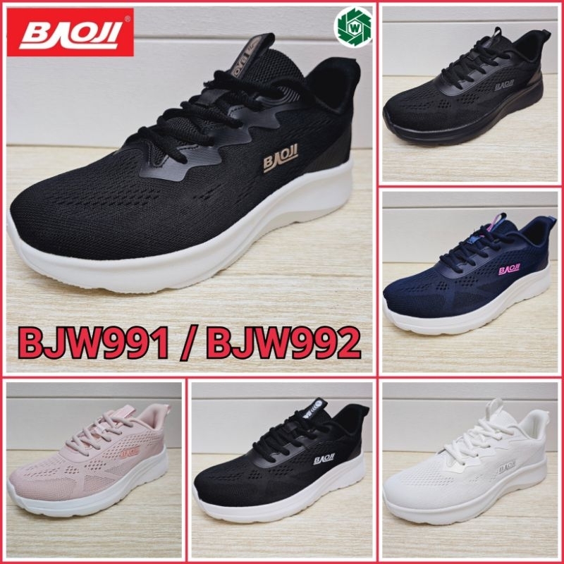Baoji BJW991/ BJW992 รองเท้าผ้าใบ บาโอจิ ซสม. ไซส์ 37-41 แท้ 100%