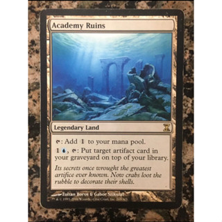 การ์ด MTG Academy Ruins Land Magic the gathering EDH รุ่น TPS สภาพ Ex-Nm