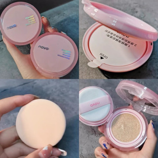 พร้อมส่ง | ของเเท้ คุชชั่น NOVO (รุ่นกลม) หน้าฉ่ำเงา ผิวอิ่มน้ำ บางเบาเบลอผิว