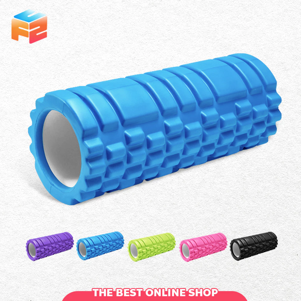 F2C โฟมลูกกลิ้งโยคะ โฟมโยคะออกกำลังกาย Yoga Foam Roller Massage โฟมนวดกล้ามเนื้อ สำหรับเล่นกีฬา