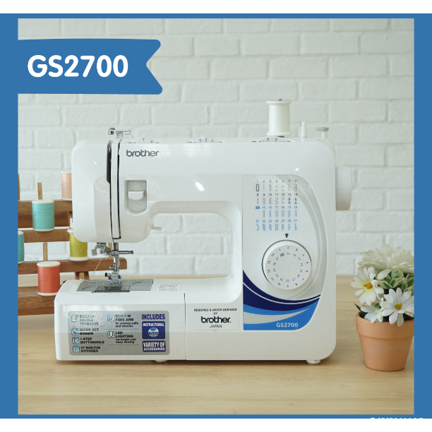 [ผ่อนชำระได้] Brother จักรเย็บผ้า รุ่นGS2700 27 ลายเย็บ