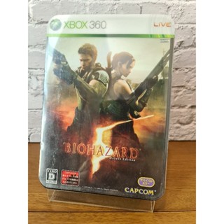 แผ่นเกม XBOX360 เกม biohazard 5 deluxe Edition กล่องเหล็ก Limited Zone ntsc j