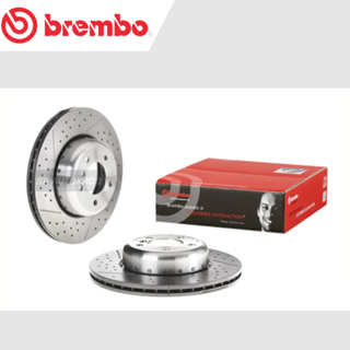 BREMBO จานเบรคหน้า BMW 3 Series E90 E92 เจาะรู/เซาะร่อง (HC) 2005-2011 / D09 C420 13 / ราคา 1ใบ